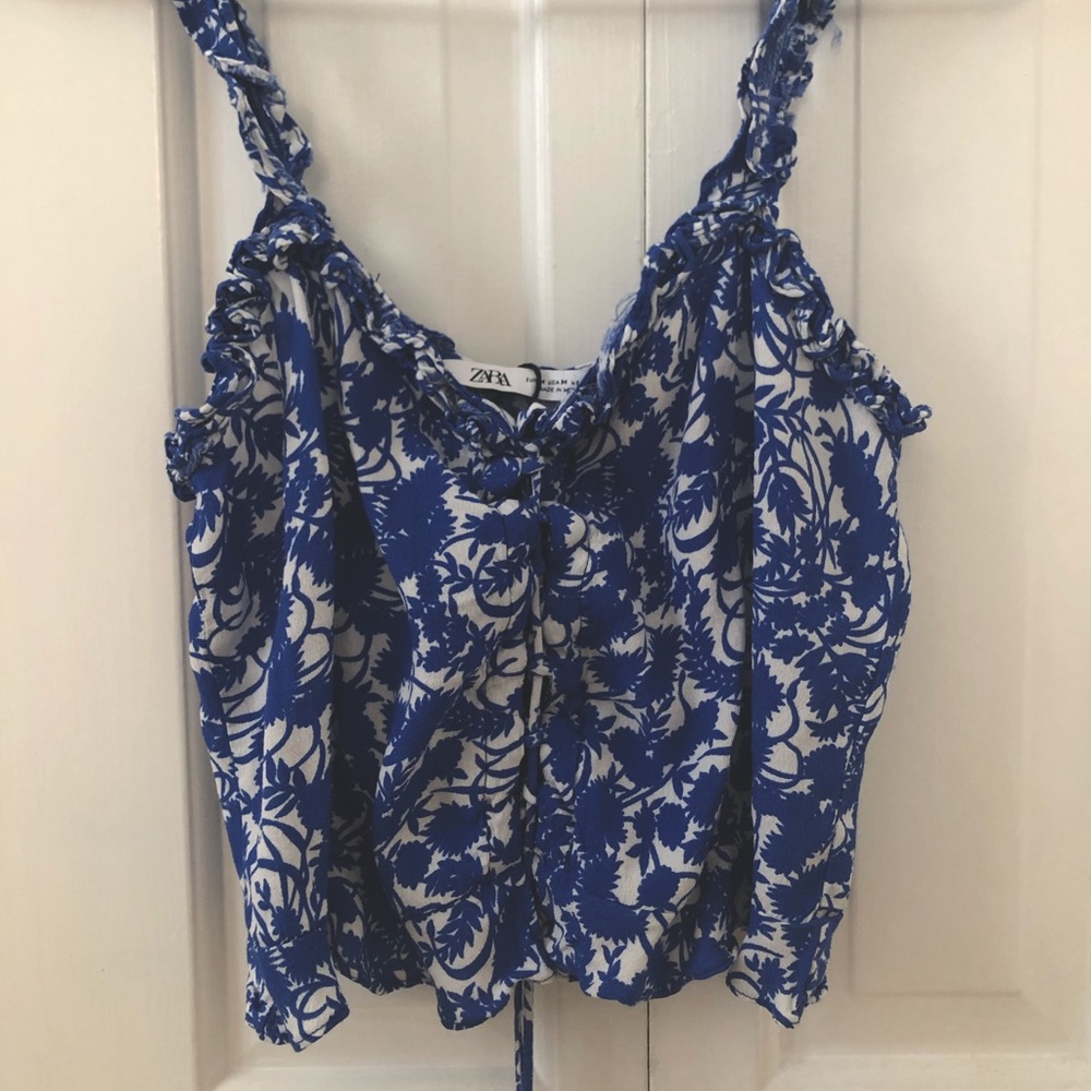 Floral crop top